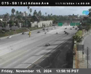 SB 15 at Adams Ave (On Ramp)