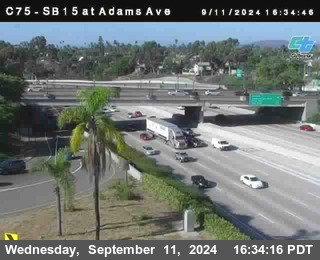 SB 15 at Adams Ave (On Ramp)