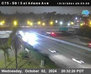 SB 15 at Adams Ave (On Ramp)