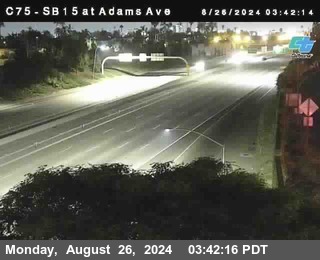 SB 15 at Adams Ave (On Ramp)