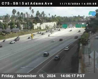 SB 15 at Adams Ave (On Ramp)