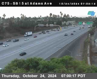 SB 15 at Adams Ave (On Ramp)