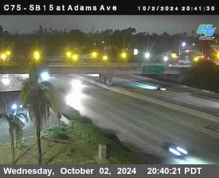 SB 15 at Adams Ave (On Ramp)