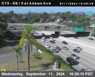 SB 15 at Adams Ave (On Ramp)