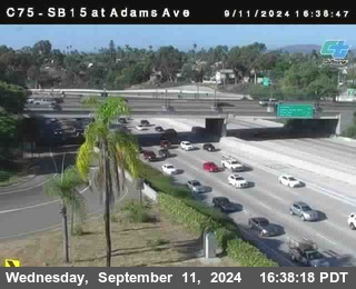 SB 15 at Adams Ave (On Ramp)