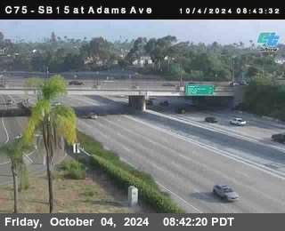 SB 15 at Adams Ave (On Ramp)