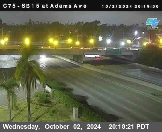 SB 15 at Adams Ave (On Ramp)