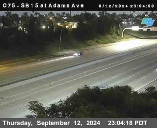 SB 15 at Adams Ave (On Ramp)