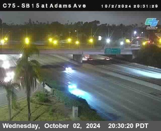 SB 15 at Adams Ave (On Ramp)