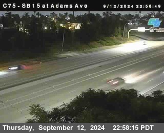 SB 15 at Adams Ave (On Ramp)