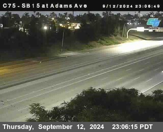 SB 15 at Adams Ave (On Ramp)