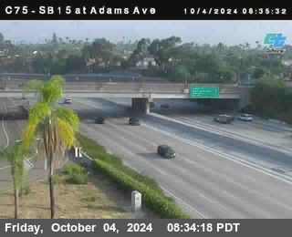 SB 15 at Adams Ave (On Ramp)