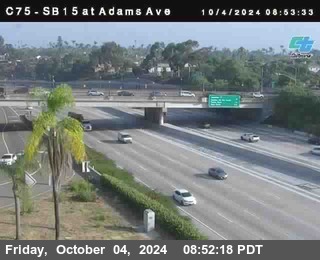 SB 15 at Adams Ave (On Ramp)