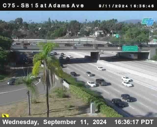 SB 15 at Adams Ave (On Ramp)