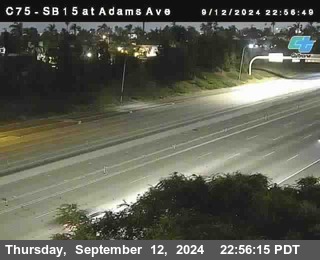 SB 15 at Adams Ave (On Ramp)