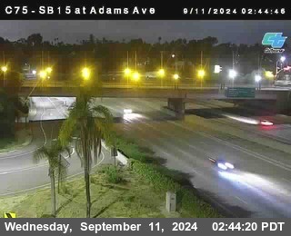 SB 15 at Adams Ave (On Ramp)