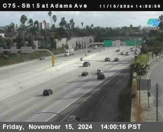 SB 15 at Adams Ave (On Ramp)