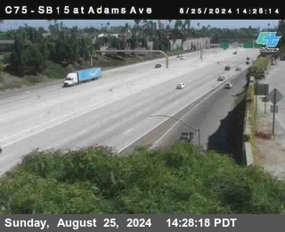 SB 15 at Adams Ave (On Ramp)