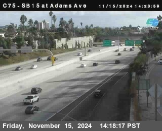 SB 15 at Adams Ave (On Ramp)