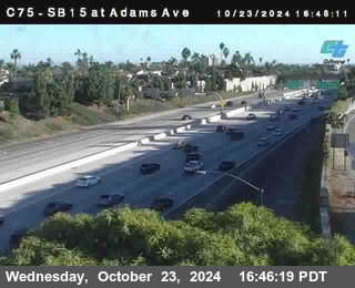 SB 15 at Adams Ave (On Ramp)