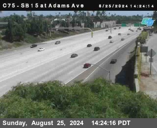 SB 15 at Adams Ave (On Ramp)