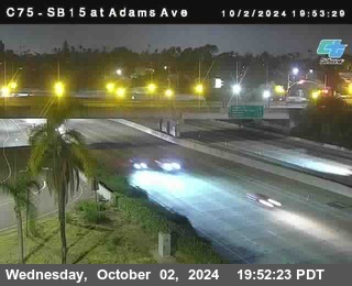 SB 15 at Adams Ave (On Ramp)