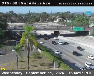 SB 15 at Adams Ave (On Ramp)