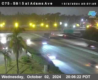 SB 15 at Adams Ave (On Ramp)