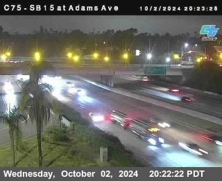 SB 15 at Adams Ave (On Ramp)