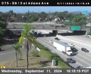 SB 15 at Adams Ave (On Ramp)