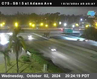 SB 15 at Adams Ave (On Ramp)