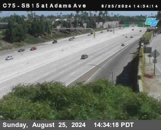 SB 15 at Adams Ave (On Ramp)