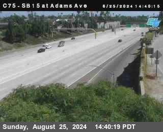 SB 15 at Adams Ave (On Ramp)