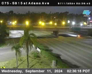 SB 15 at Adams Ave (On Ramp)