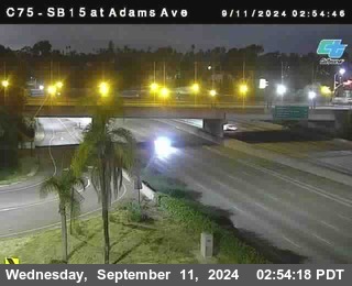 SB 15 at Adams Ave (On Ramp)