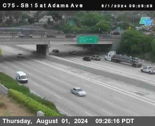 SB 15 at Adams Ave (On Ramp)