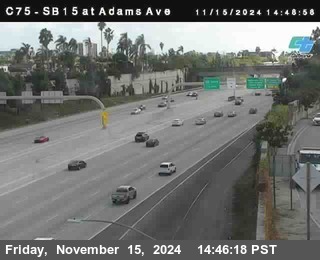 SB 15 at Adams Ave (On Ramp)