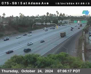 SB 15 at Adams Ave (On Ramp)