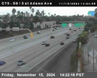 SB 15 at Adams Ave (On Ramp)