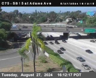 SB 15 at Adams Ave (On Ramp)