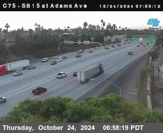 SB 15 at Adams Ave (On Ramp)