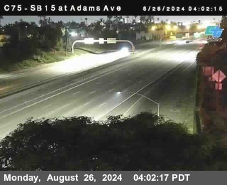 SB 15 at Adams Ave (On Ramp)