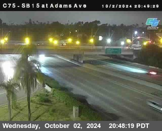 SB 15 at Adams Ave (On Ramp)