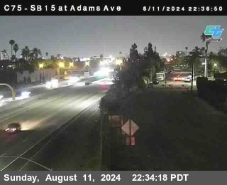 SB 15 at Adams Ave (On Ramp)