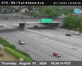 SB 15 at Adams Ave (On Ramp)