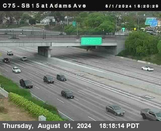 SB 15 at Adams Ave (On Ramp)