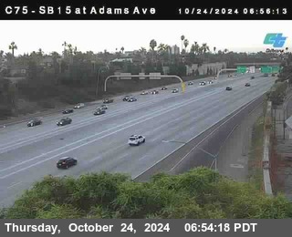 SB 15 at Adams Ave (On Ramp)