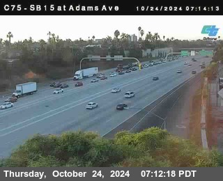 SB 15 at Adams Ave (On Ramp)