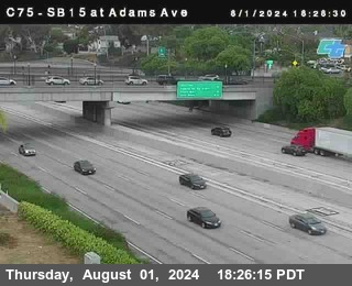 SB 15 at Adams Ave (On Ramp)