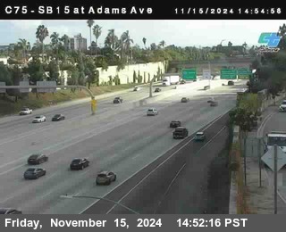 SB 15 at Adams Ave (On Ramp)